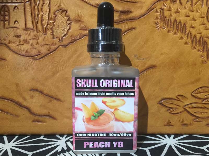 ���{�� e-Liquid Skull Original Peach Yogurt�A�X�J���I���W�i�� �s�[�`���[�O���g