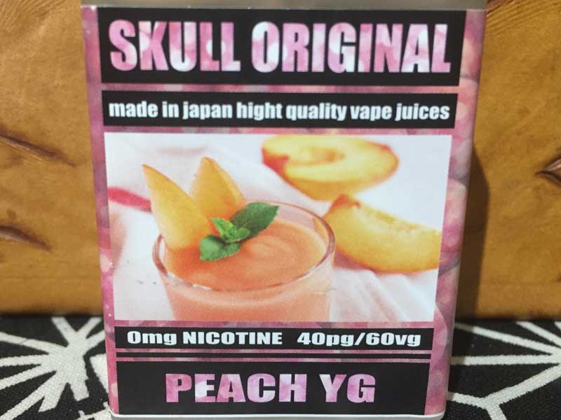 ���{�� e-Liquid Skull Original Peach Yogurt�A�X�J���I���W�i�� �s�[�`���[�O���g