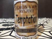 フィリピン製リキッド Demon Vape Temptation デーモンベイプ テンプテーション 塩キャラメル味 x RY4