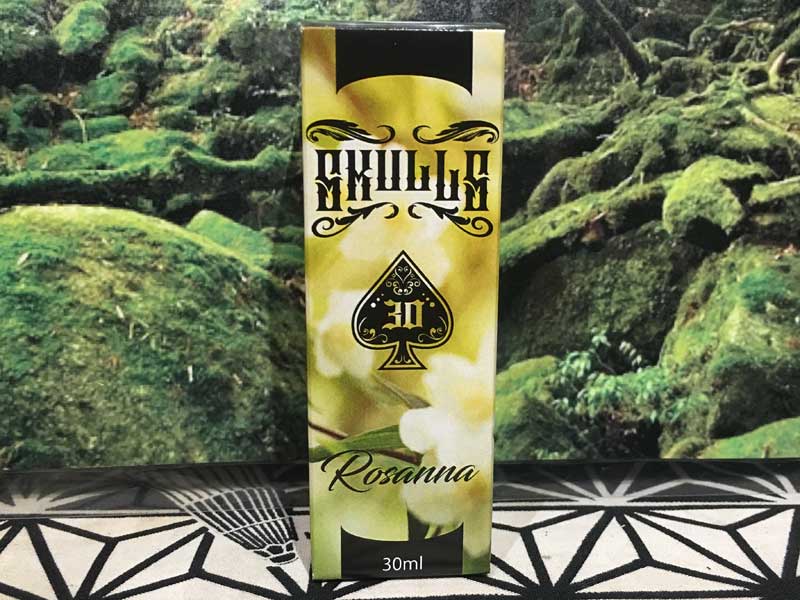Skull Original/Skulls Rosanna 30ml、スカルズ、ロザーナ、ジャスミンx柑橘系xメンソールフレーバー