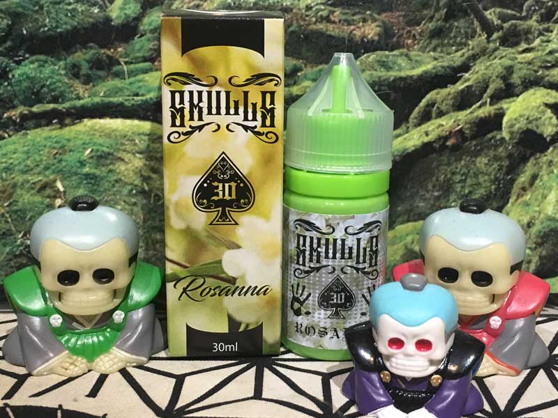 Skull Original/Skulls Rosanna 30ml、スカルズ、ロザーナ、ジャスミンx柑橘系xメンソールフレーバー