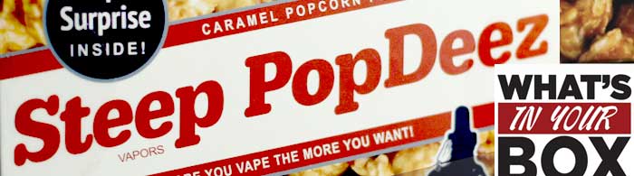 US Vape e-liquid Steep Vapors(�X�e�B�[�v�x�C�p�[�Y)�APop Deez(�|�b�v�f�B�[�Y )�@�����o�邩�H�I�}�P�t