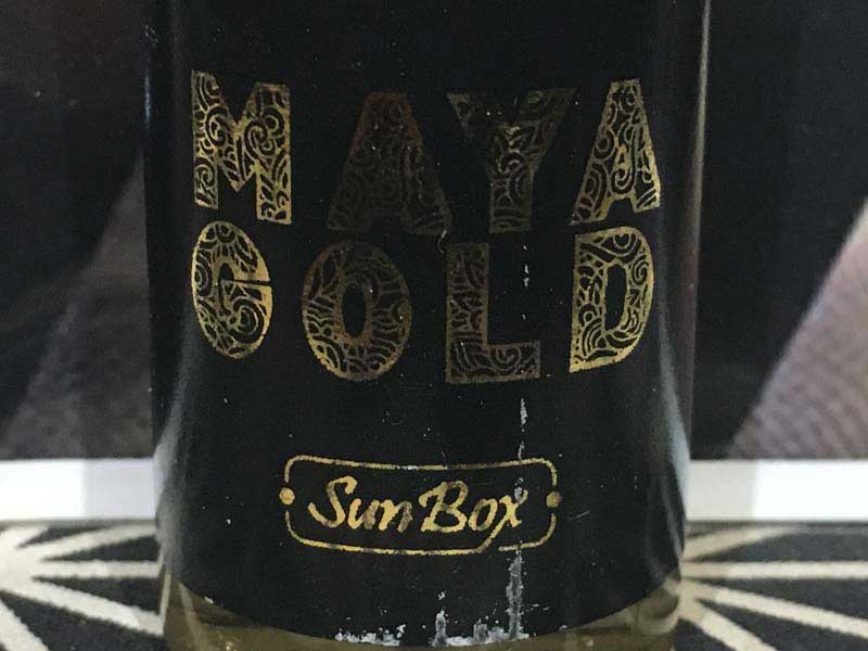 SUNBOX Maya Gold イタリア製のリキッド サンボックス マヤゴールド タバコ系リキッド