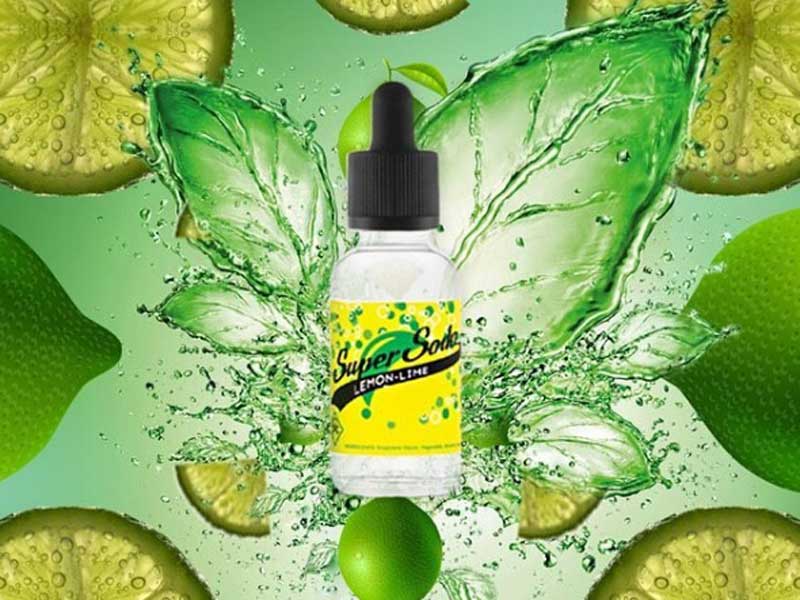 US Vape E-Liquid Super Soda E-Juice Lemon-Lime 30ml �X�[�p�[�\�[�_ E�W���[�X�@���������C����