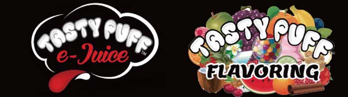 VAPE(ベイプ)、Made in USA、Tasty Puff(ティスティパフ)、Vape eリキッド、フレーバードロップ