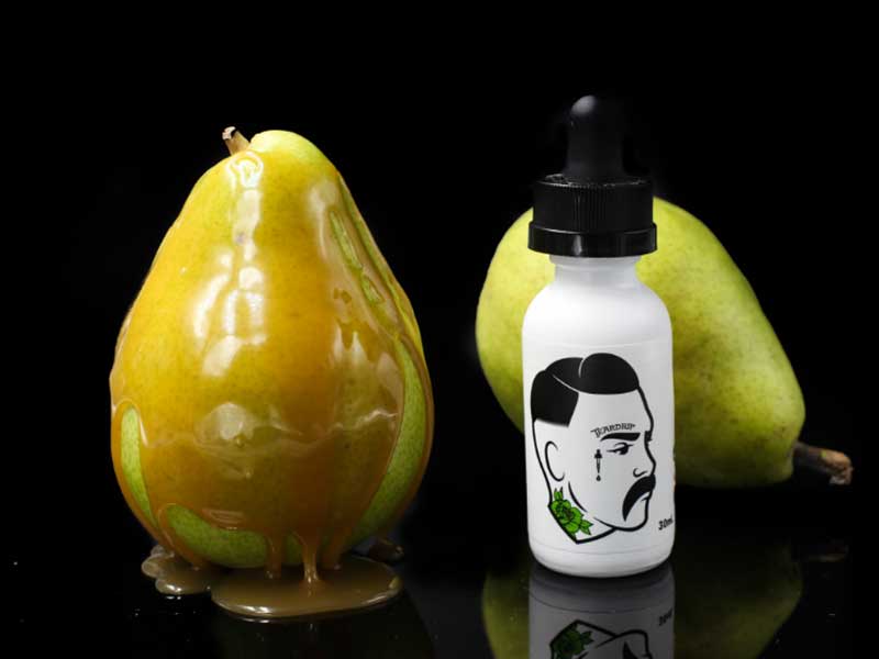 TEARDRIP &nbsp;JUICE CO Pearamel 60ml�����ƈꏏ�ɏĂ��ꂽ�m�i�V�ɃL���������𐂂炵�� �t���[�o�[