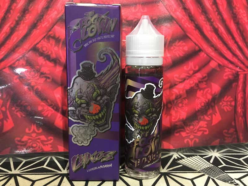 The Fog Clown LYKOS LYCHEE BLACKCURRANT 60ml �U�t�H�b�O�N���E�� ���C�R�X�A���C�`x�J�V�Xx������