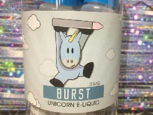 UNICORN E-LIQUID Burst ���j�R�[�����L�b�h �g���s�J���t���[�c