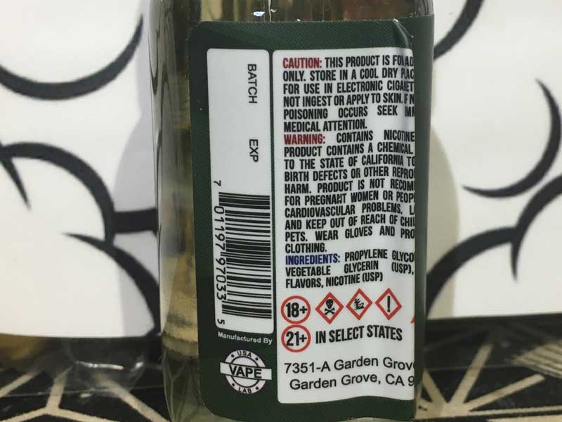 USA VAPE LAB Honeydew Melon/USA�x�C�v���{ �n�j�[�f���[������ �����\�[��