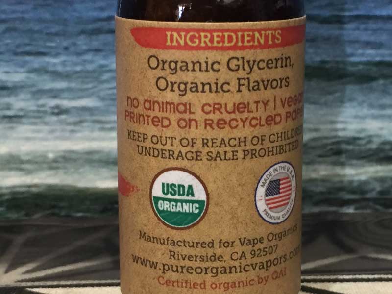 Pure Organic Vapors Strawberry Limeade14ml �@�s���A�I�[�K�j�b�N �x�C�p�[�X�g���x���[ ���C���G�[�h