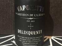 Mod大国フィリピン製 Vape E-Liquid VAPORETTO Deliquente 30ml メロンx梅味