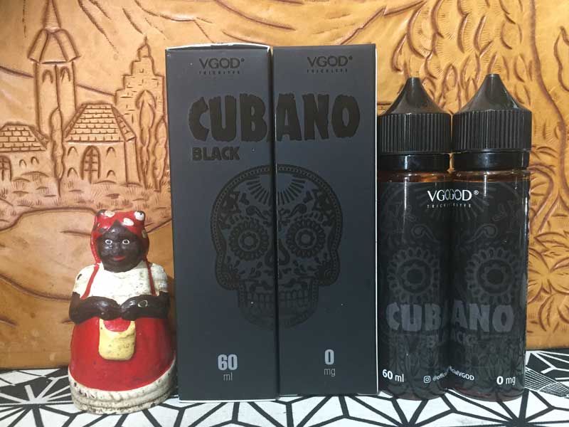 US-Liquid Vape Trick Team V GOD CUBANO Black �L��-�o�m �u���b�N �L���E�o�̗t���� ��e�ʃ��j�R�[���{�g�� 60ml