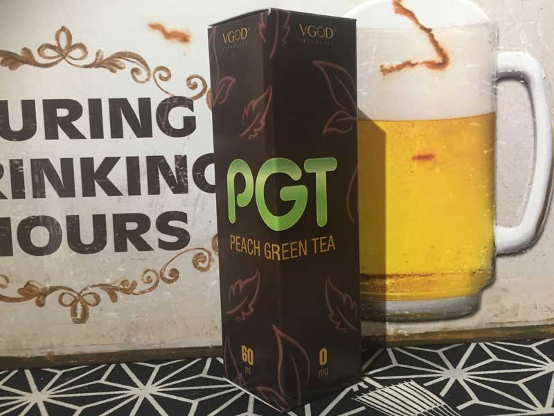 US-Liquid Vape Trick Team V GODPEACH GREEN TEA�@���ƗΒ��̃u�����h�e�B�[