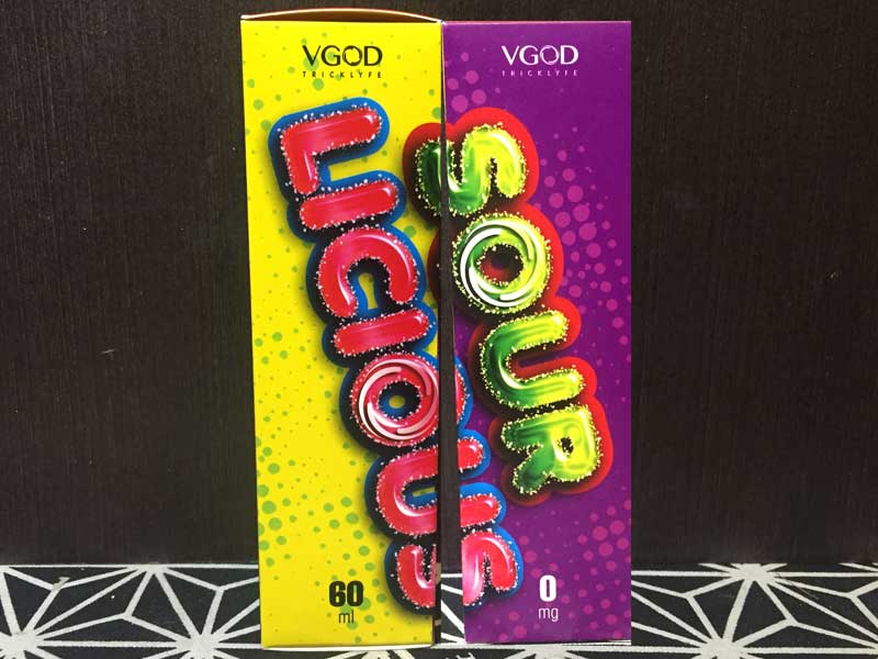 US-Liquid Vape Trick Team V GOD SOUR LICIOUS 60ml �T���[ ���V���X �u�C�S�b�h ���L�b�h�@ ��e�ʃ��j�R�[���{�g�� 60ml