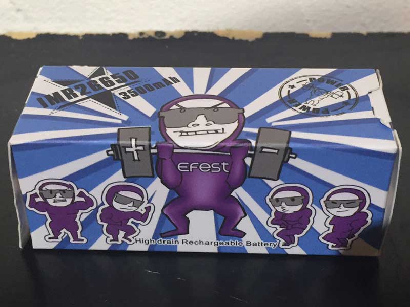 �d�q�^�o�R��p ���`�E���}���K���d�r Efest�AIMR26650LI-MN