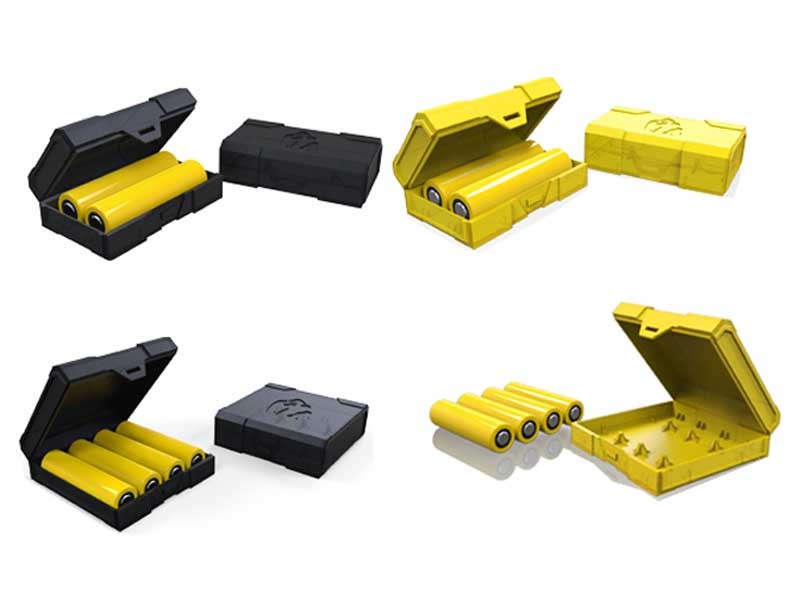 Made in USA Chubby Gorilla18650�o�b�e���[Dual Case 2�{�P�[�X�AQuad Case 4�{�P�[�X