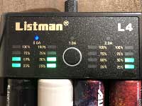 Listman L4 2A ���X�g�}�� L4 4�{�����ɏ[�d�o����}���[�d��