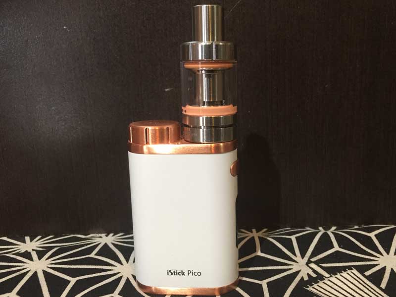 VAPE �X�^�[�^�[�L�b�g Eleaf istick Pico 75W(�C�[���[�t �A�C�X�e�B�b�N �s�R 75���b�g)�A�g�}�C�U�[�t�� Bronze x white