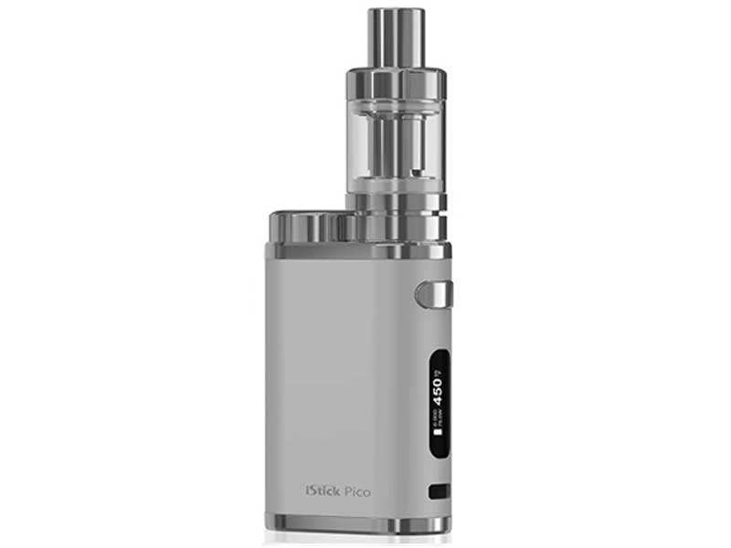 VAPE �X�^�[�^�[�L�b�g Eleaf istick Pico 75W(�C�[���[�t �A�C�X�e�B�b�N �s�R 75���b�g)�A�g�}�C�U�[�t�� silver