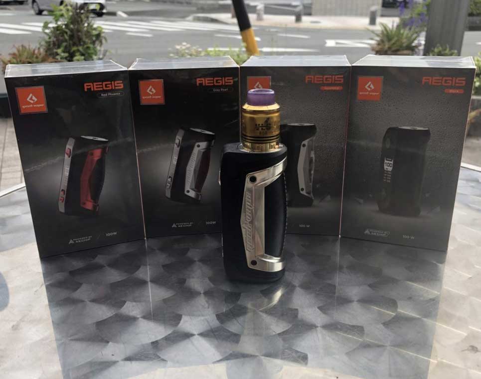 Geekvape Aegis Max 100W Mod �M�[�N�x�C�v �C�[�W�X �}�b�N�X 21700/ 20700/18650 