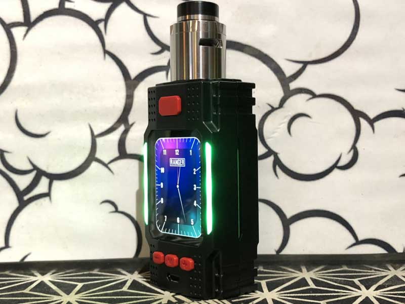 Hugo Vapor Ranger GT234W Box Mod G�V���b�N�݂����Ȏ��v�@�\�t���̃f���A�����b�h