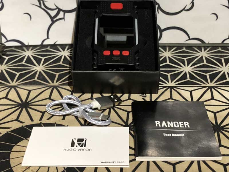 Hugo Vapor Ranger GT234W Box Mod G�V���b�N�݂����Ȏ��v�@�\�t���̃f���A�����b�h