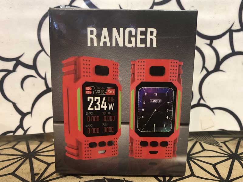 Hugo Vapor Ranger GT234W Box Mod Gショックみたいな時計機能付きのデュアルモッド