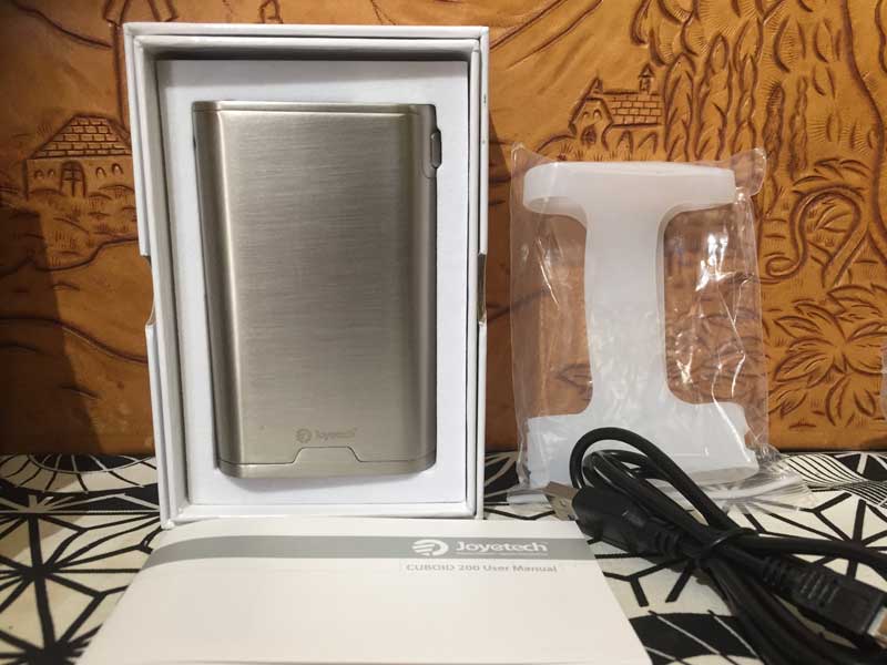 JOYETECH CUBOID200 ��Box Mod�@�W���C�e�b�N�@�L���[�{�C�h�@�g���v���o�b�e���[�̃��b�h