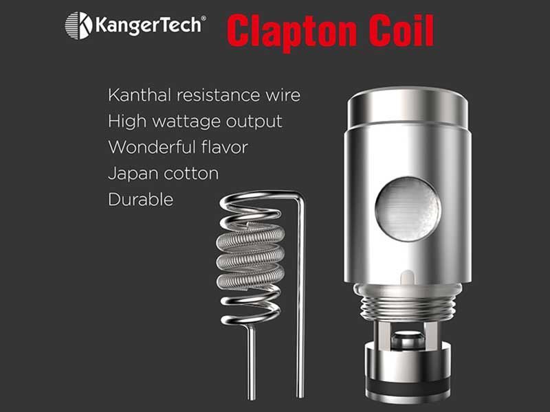 KangerTech Clapton Coil 0.5���@�N���v�g���R�C��