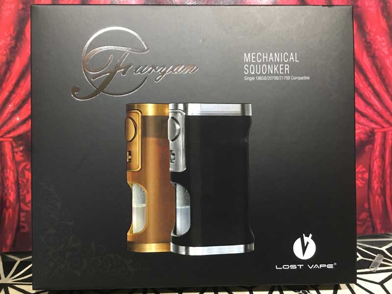 Lost Vape Furyan Mech 21700�A20700�A18650 Squonker MOD ���X�g�x�C�v �t���A�� ���J���b�h�@�X�R���J�[