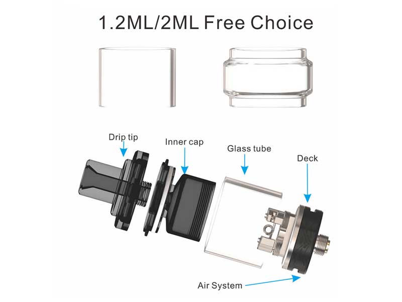 OUMIER Wasp Nano MTL RTA 22ml ���L�b�h�e�� 2ml & 1.2ml ���X�v �i�m MTL RTA�A�g�}�C�U�[