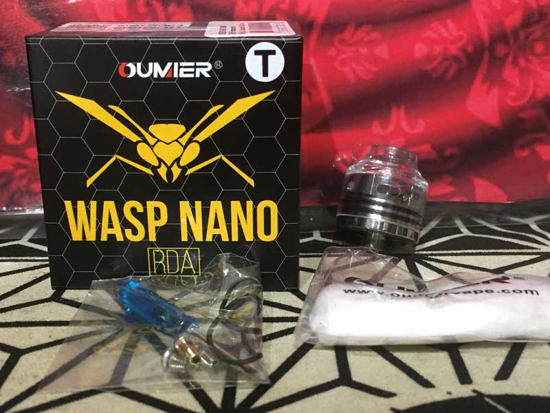 OUMIER WASP NANO RDA 22mm �I�E�~�A�[ ���X�v �i�m BF �s���t �h���b�p�[ �A�g�}�C�U�[