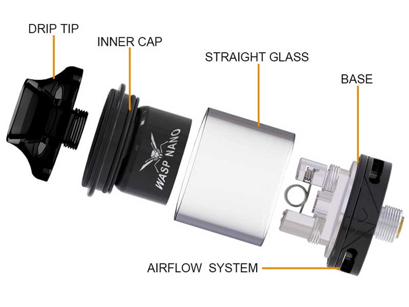 OUMIER WASP NANO RTA 23mm ���L�b�h�e�� 2mm �I�E�~�A�[ ���X�v �i�m RTA�A�g�}�C�U�[