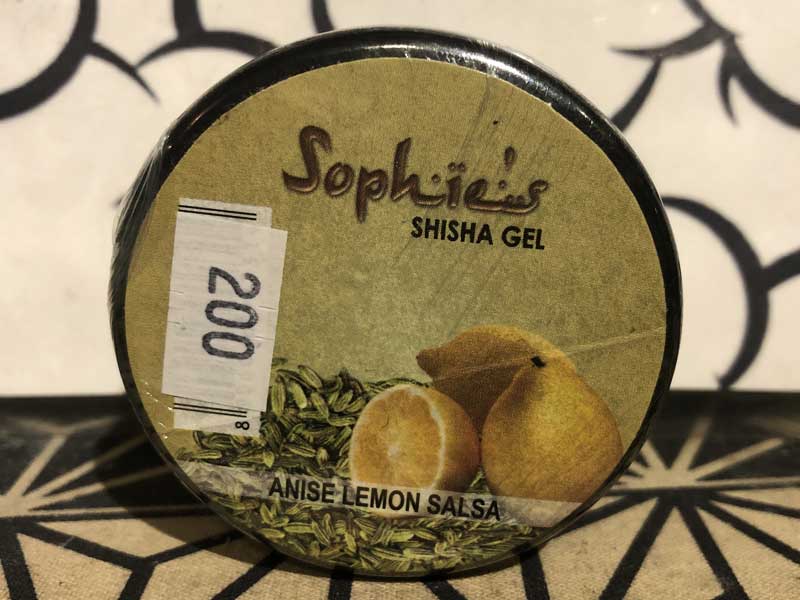 Shisa　Flavor、Shisha Gel ニコチンフリー、タールフリーのシーシャジェル Anise Lemon Salsa、アニスレモンサルサ