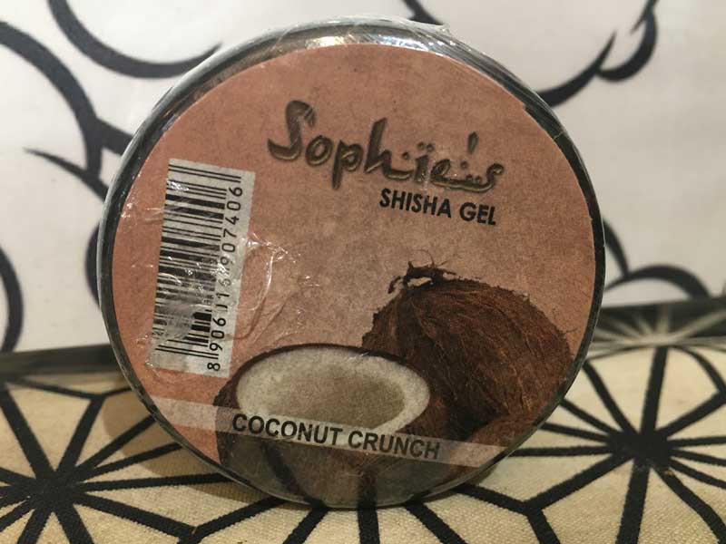 Shisa　Flavor、Shisha Gel ニコチンフリー、タールフリーのシーシャジェル Sophies coconut-crunch