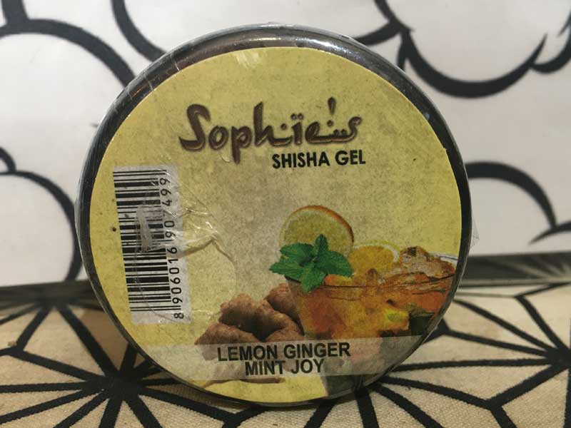 Shisa　Flavor、Shisha Gel ニコチンフリー、タールフリーのシーシャジェル Sophies lemon-ginger-mint