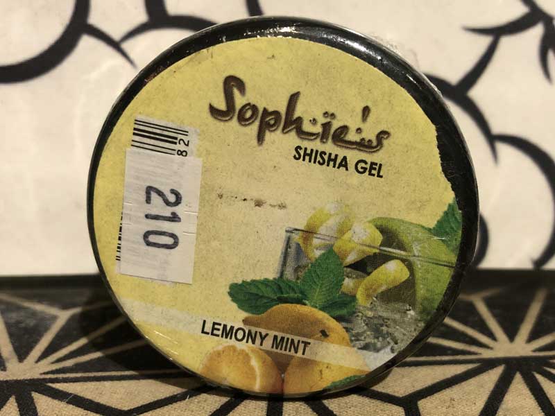 Shisa　Flavor、Shisha Gel ニコチンフリー、タールフリーのシーシャジェル Sophies Lemoney Mint