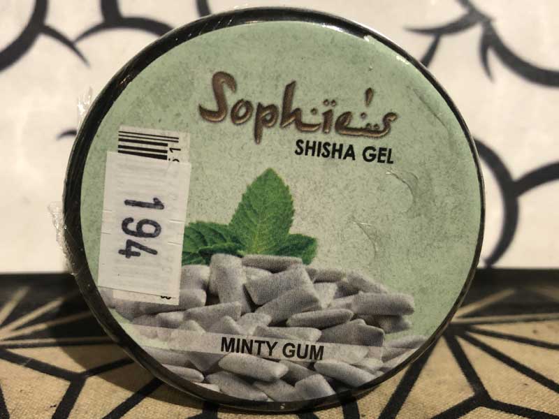 Shisa　Flavor、Shisha Gel ニコチンフリー、タールフリーのシーシャジェル Minty Gum、ミンティーガム