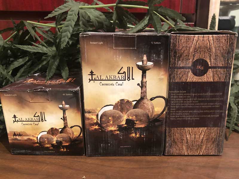 Shisha ALAKBAR COCONUT COAL�V�[�V���p�R�R�i�b�c���̃V�[�V�� �R�[���A�Y�@72�� & 48��