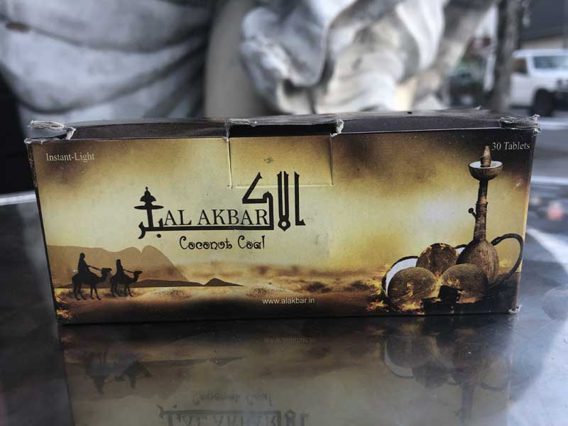 Shisha ALAKBAR COCONUT COALシーシャ用ココナッツ製のシーシャ コール、炭 72個 & 48個