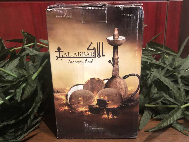 Shisha ALAKBAR COCONUT COALシーシャ用ココナッツ製のシーシャ コール、炭 72個 & 48個