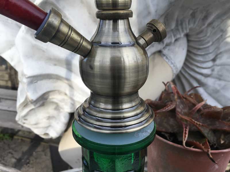 Shisha �V�[�V�� ���p�C�v�{�� Large Green 78cm�@�K���X�A����A�X�e�����X