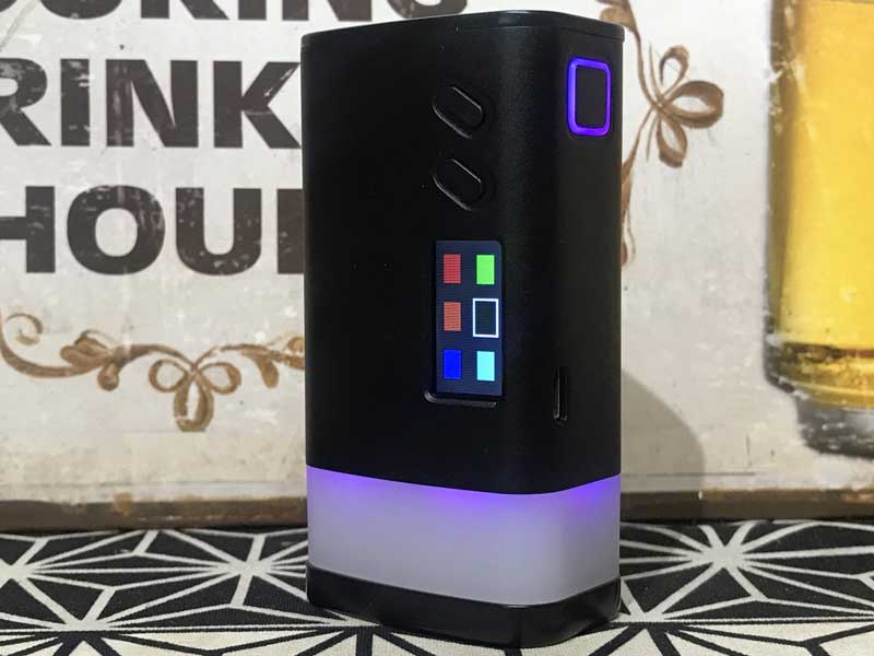 SIGELEI�@Fuchai Glo 230 �V�O���C �t�[�`���C230���F�Ɍ��� �f���A���o�b�e���[��Box Mod