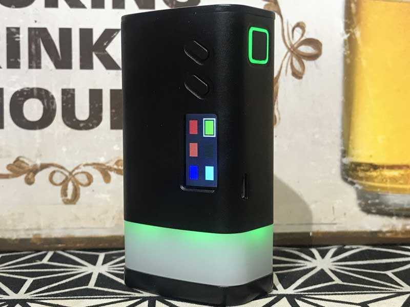 SIGELEI�@Fuchai Glo 230 �V�O���C �t�[�`���C230���F�Ɍ��� �f���A���o�b�e���[��Box Mod