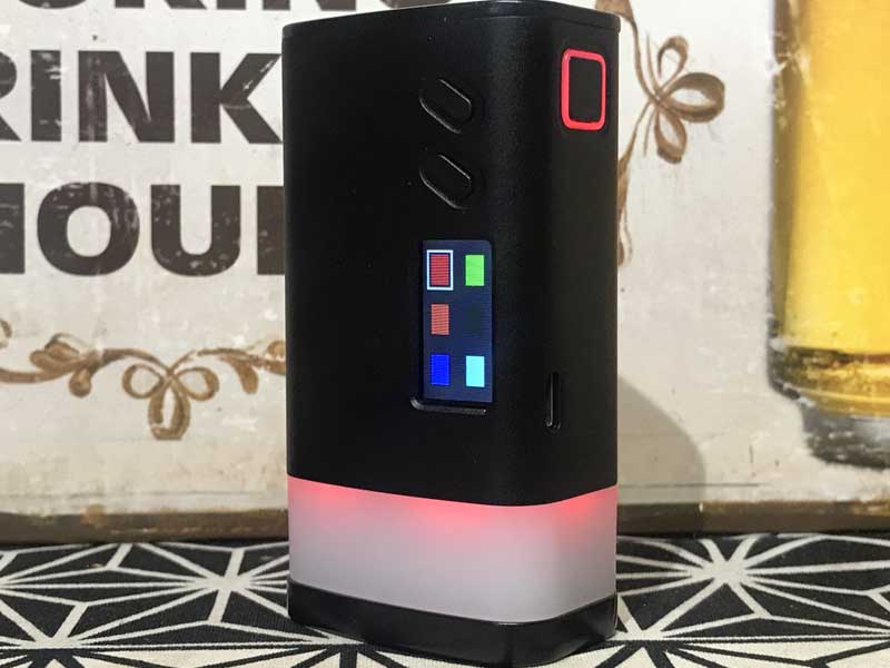SIGELEI�@Fuchai Glo 230 �V�O���C �t�[�`���C230���F�Ɍ��� �f���A���o�b�e���[��Box Mod