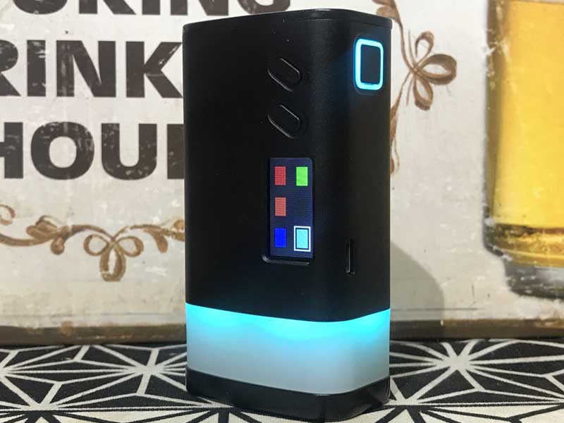 SIGELEI�@Fuchai Glo 230 �V�O���C �t�[�`���C230���F�Ɍ��� �f���A���o�b�e���[��Box Mod