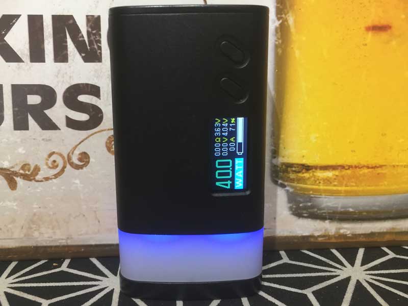SIGELEI�@Fuchai Glo 230 �V�O���C �t�[�`���C230���F�Ɍ��� �f���A���o�b�e���[��Box Mod