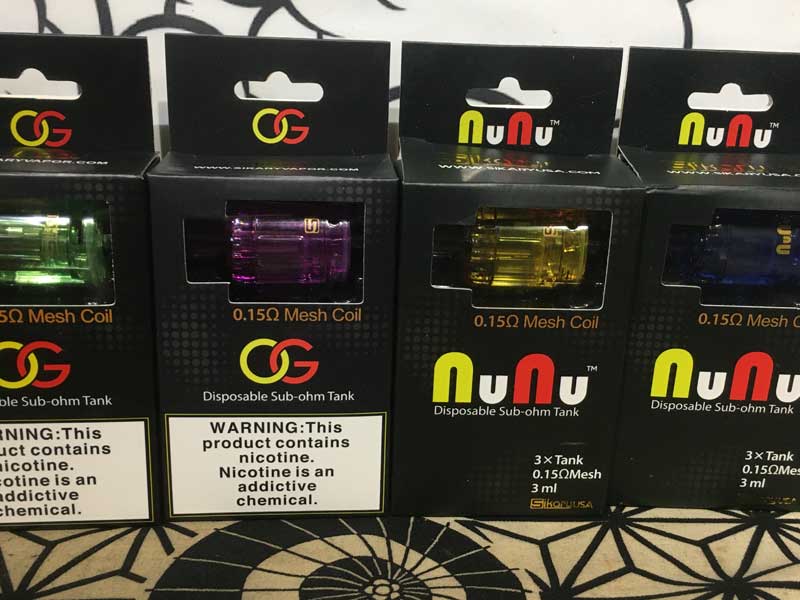 Sikary Vapor Nunu Disposable Sub Ohm Tank 3ml  �V�J���[ �T�u�I�[���^���N �g���̂ăA�g�}�C�U�[