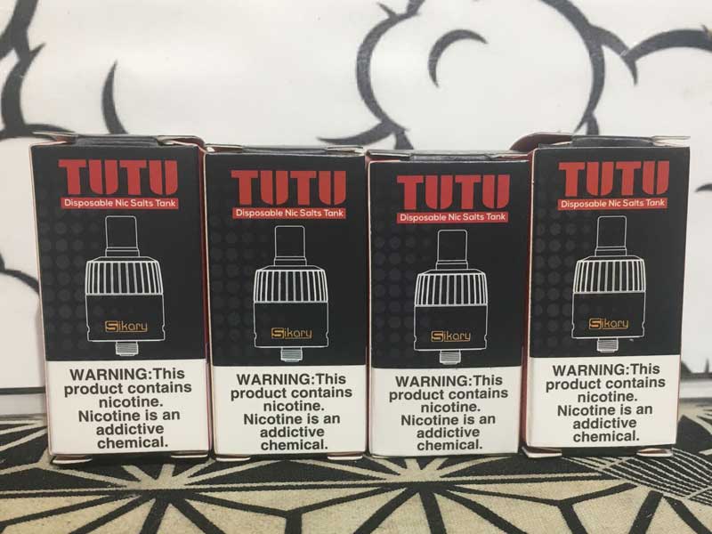 Sikary TuTu Tank DISPOSABLE MTL 2ml TANK�@�V�J���[ �c�c�^���N�@�g���̂ăA�g�}�C�U�[
