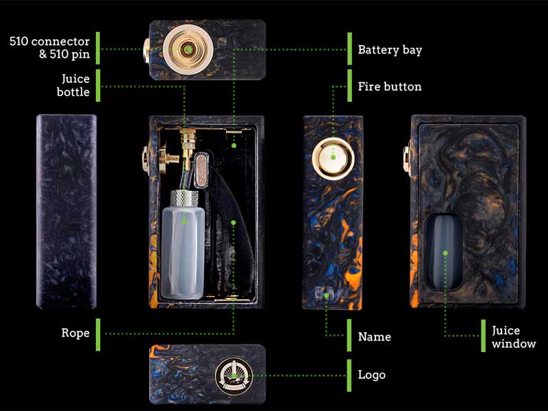 Stentorian Vapor RAM BOX MOD BF ���� �{�b�N�X ���b�h�A���J�X�R�A�{�g���t�B�[�_�[